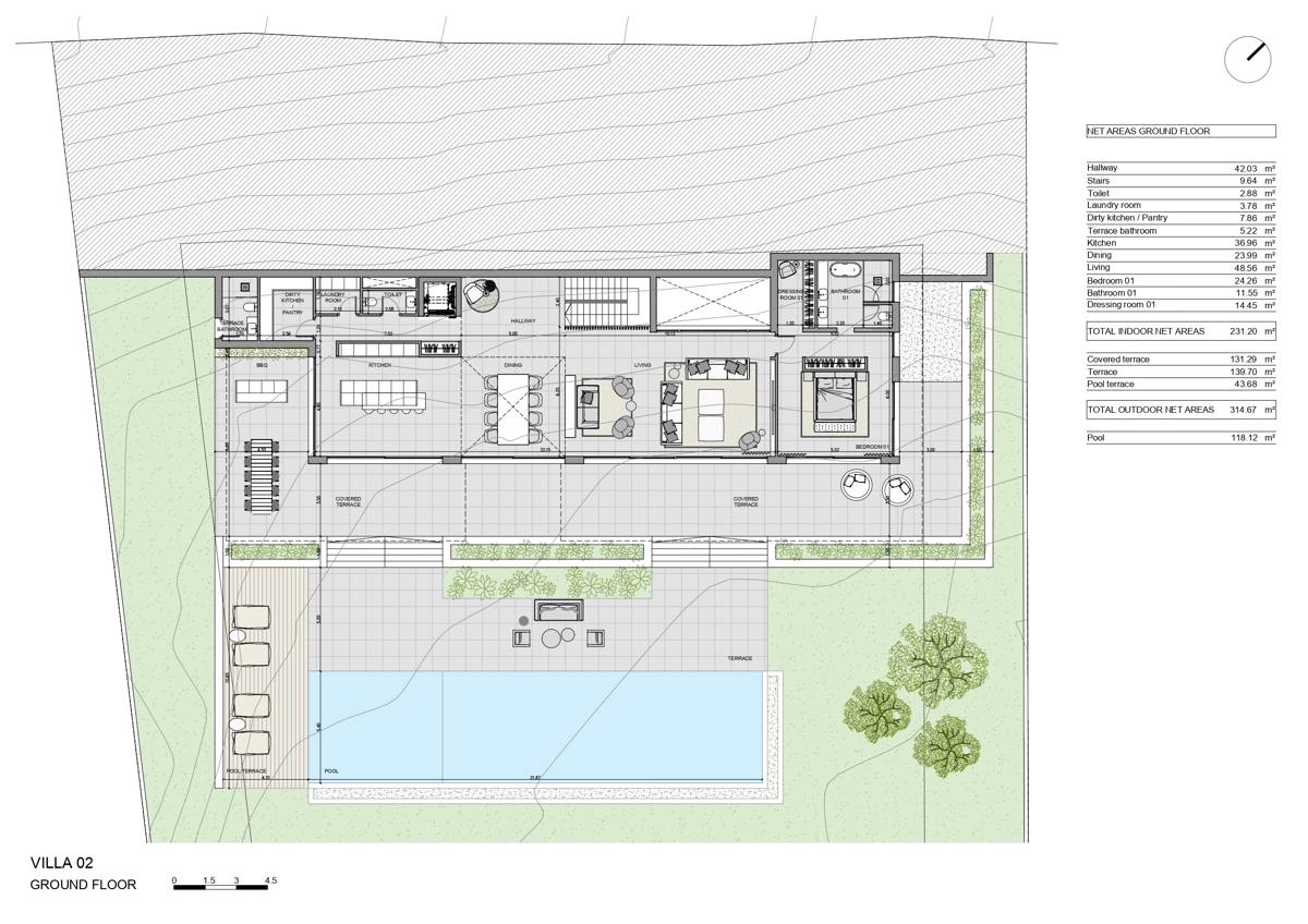 Singular solar con proyecto de chalet de lujo en Son Vida